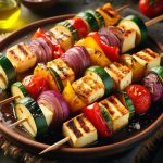 Mixed Vegetable & Halloumi Cheese